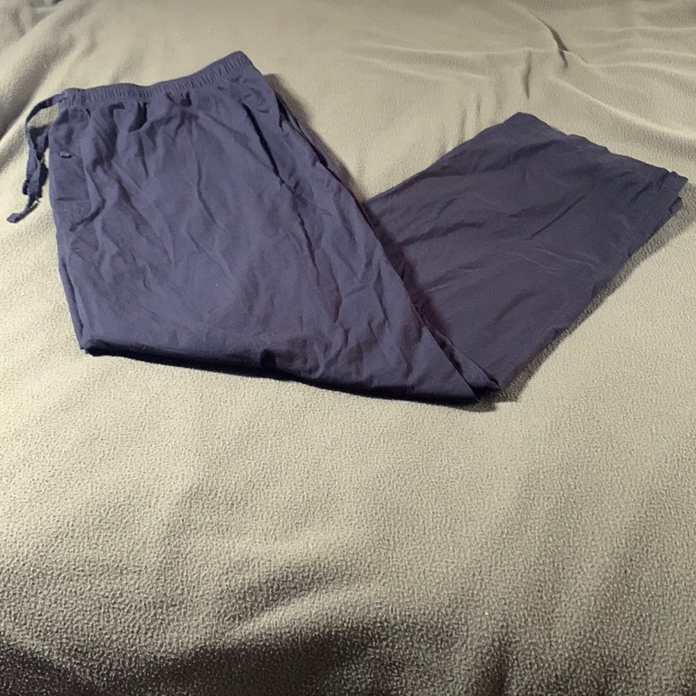 Men’s amazon essentials black, lightweight cotton pajama bottoms.  Size XXL.